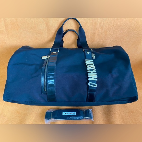 Authentic MOSCHINO Nylon leather traveling bag - Picture 1 of 11